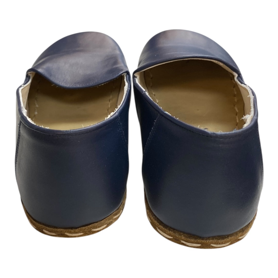 Shoes Flats By handmade barefoot In Navy, Size:8.5