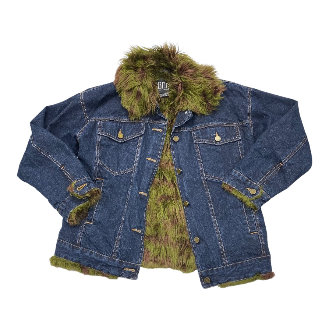 Jacket Denim By Urban Outfitters In Blue Denim, Size:Xs