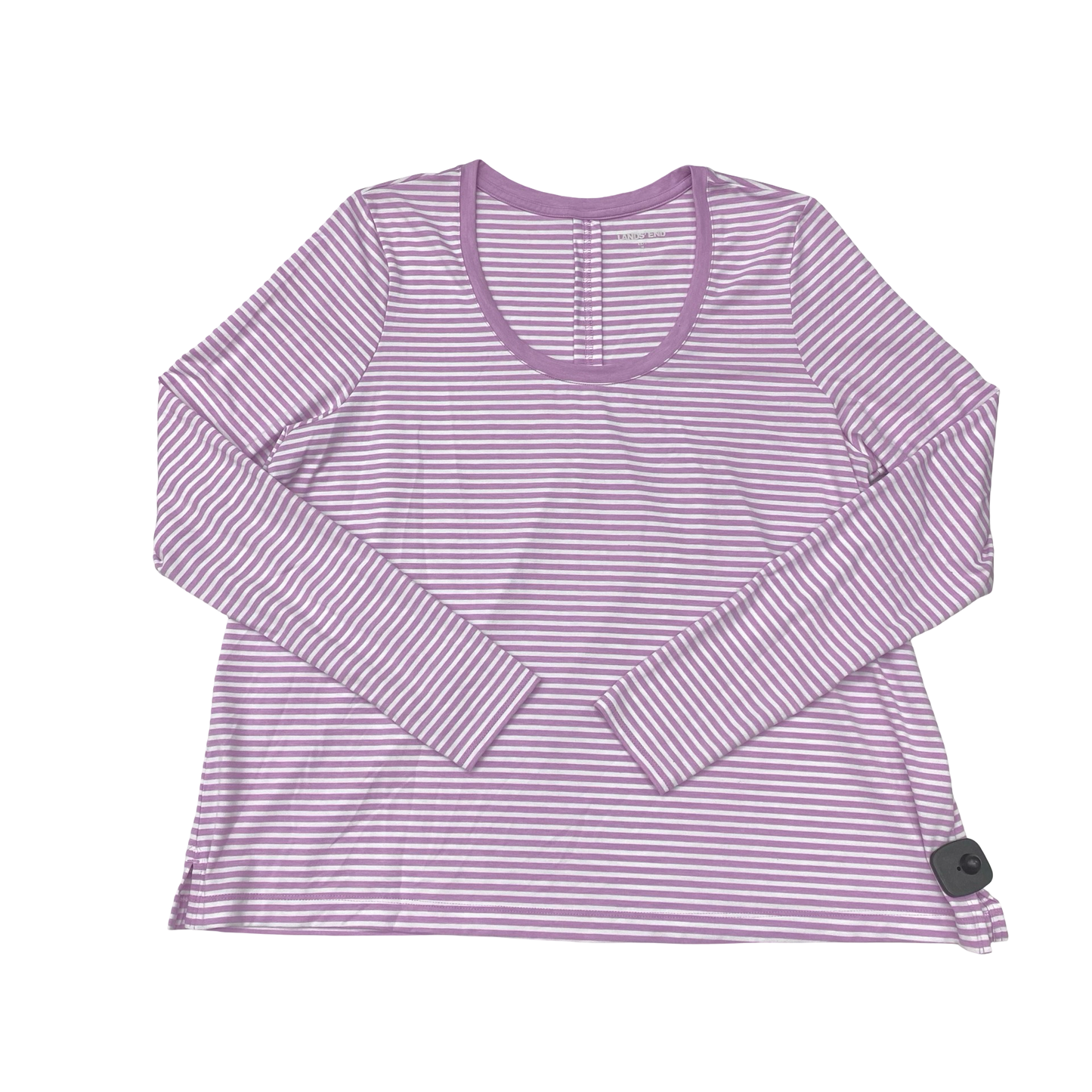Top Ls By Lands End In Striped Pattern, Size:Xl
