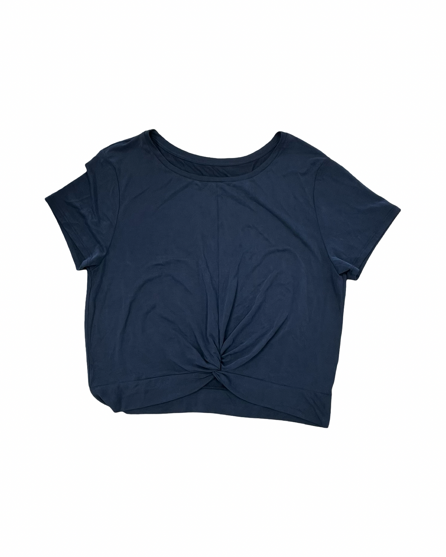 Athletic Top Ss By Zyia In Black, Size:1X