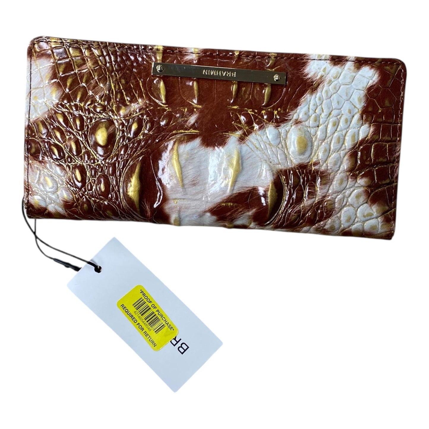 Wallet Designer By Brahmin In Brown, Size:Medium