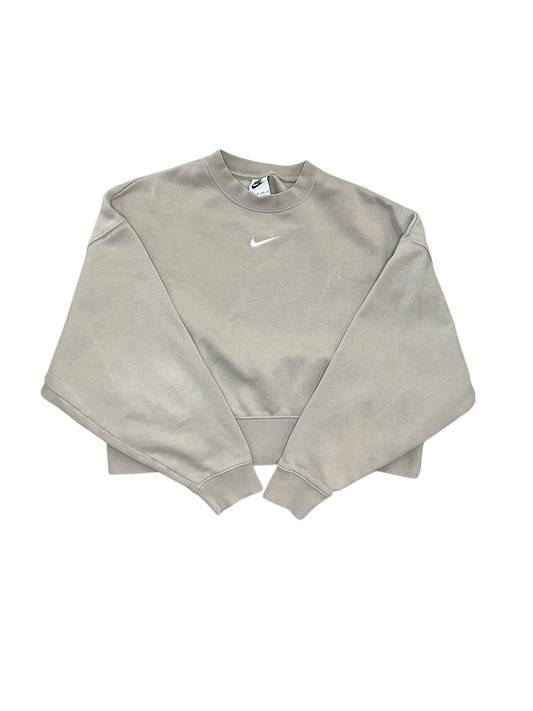 Athletic Sweatshirt Crewneck By Madewell In Tan, Size:Xs