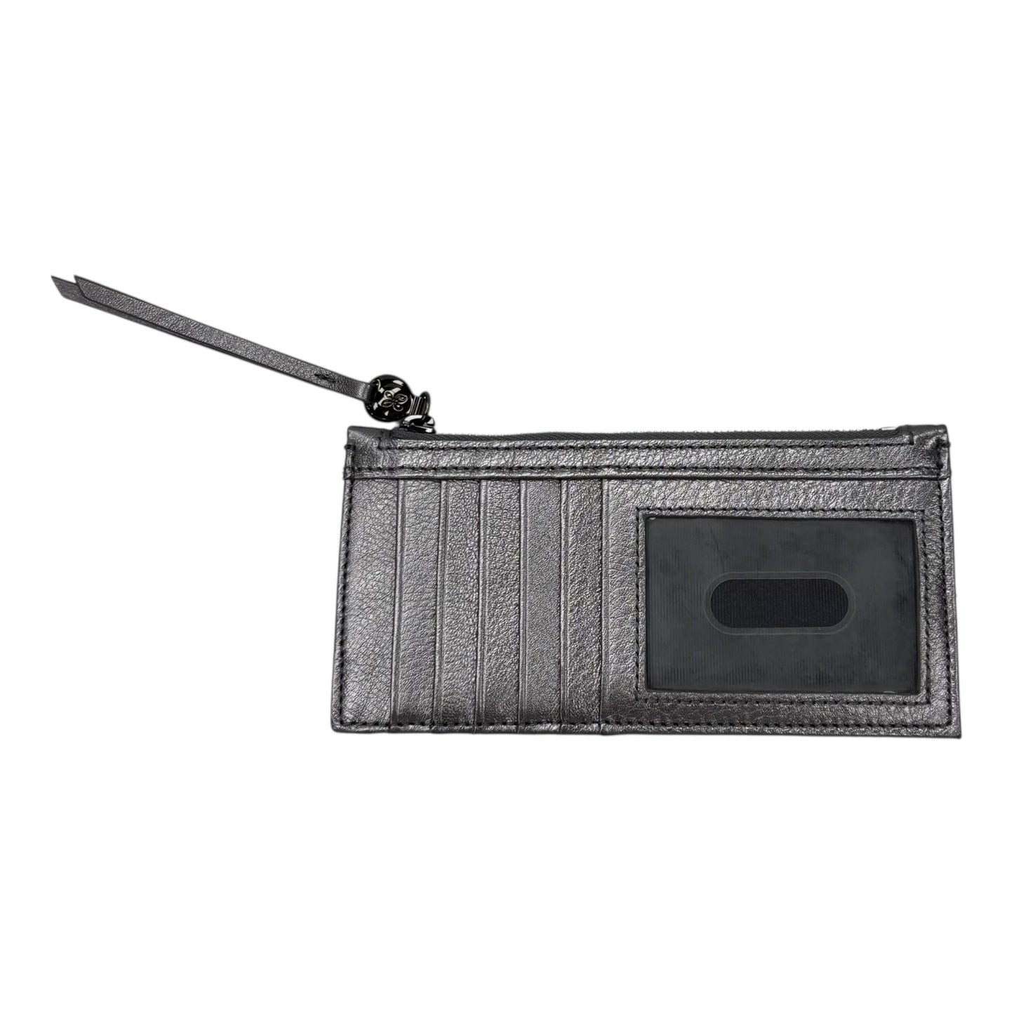 Wallet Leather By Hobo Intl In Silver, Size:Small