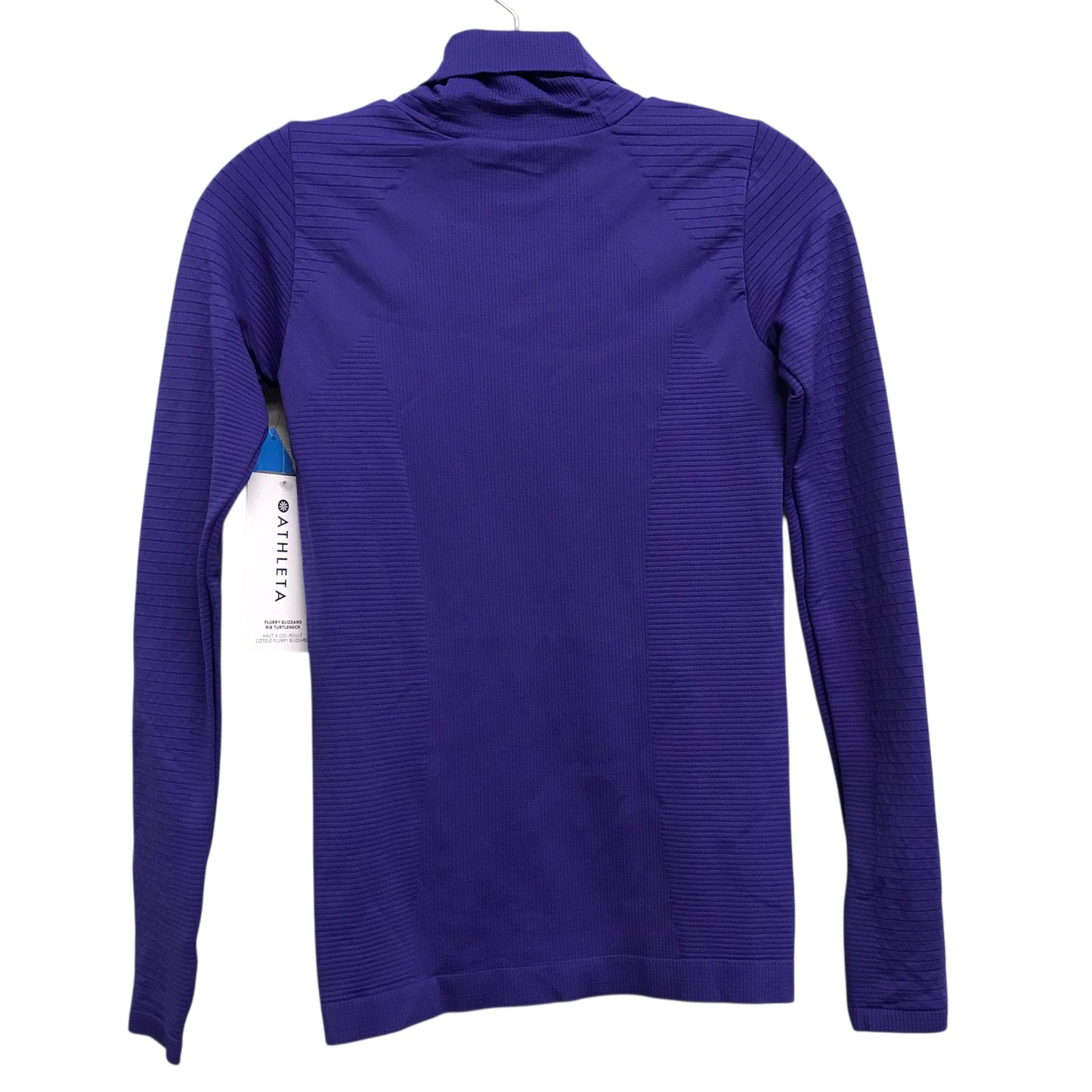Athletic Top Ls Crewneck By Athleta In Purple, Size:Xxs