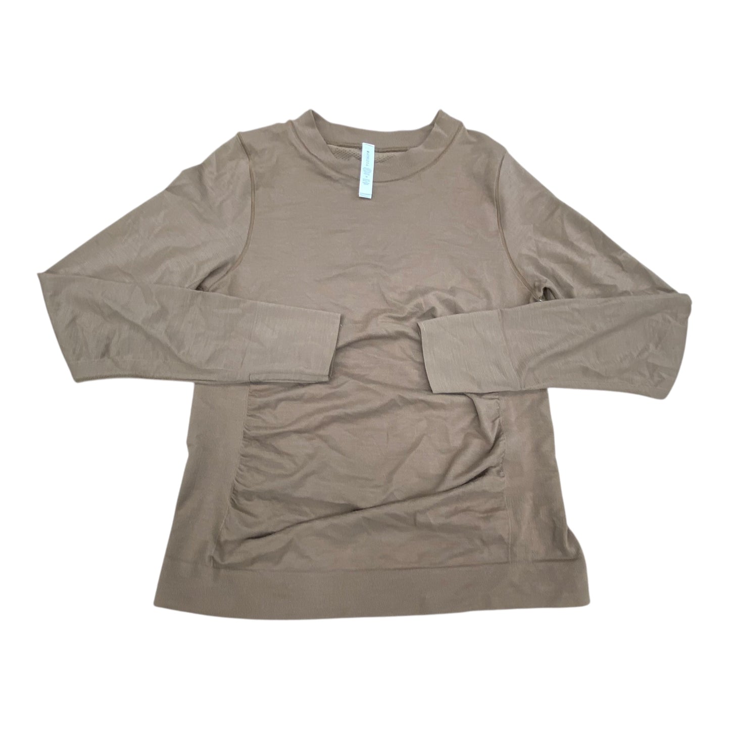 Athletic Top Ls Crewneck By Athleta In Brown, Size:M
