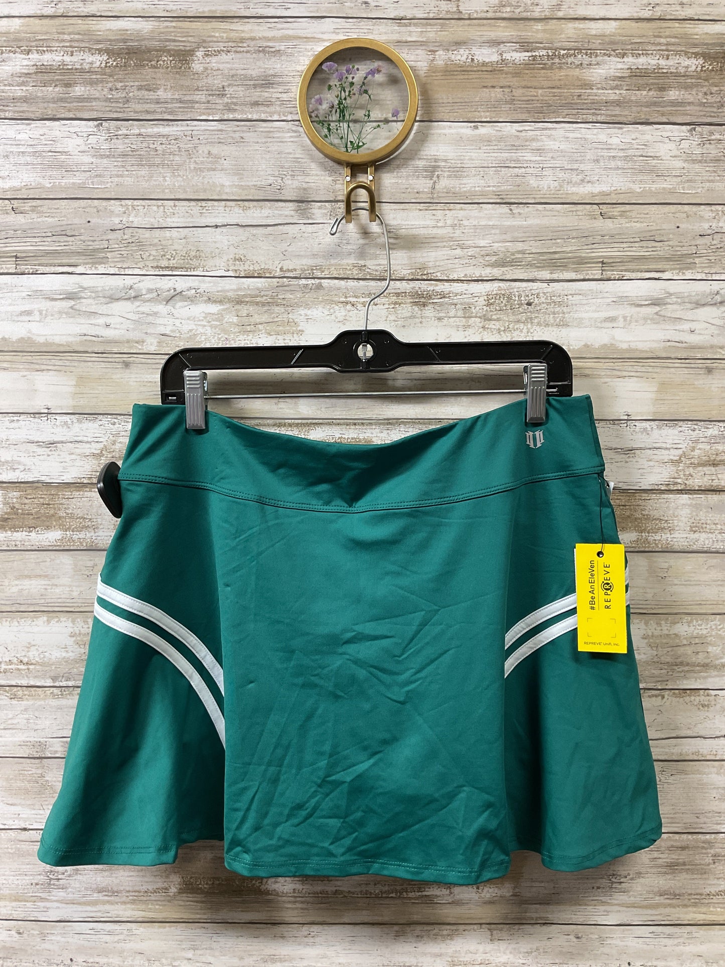 Athletic Skirt By  Cmc In Green, Size:Xl