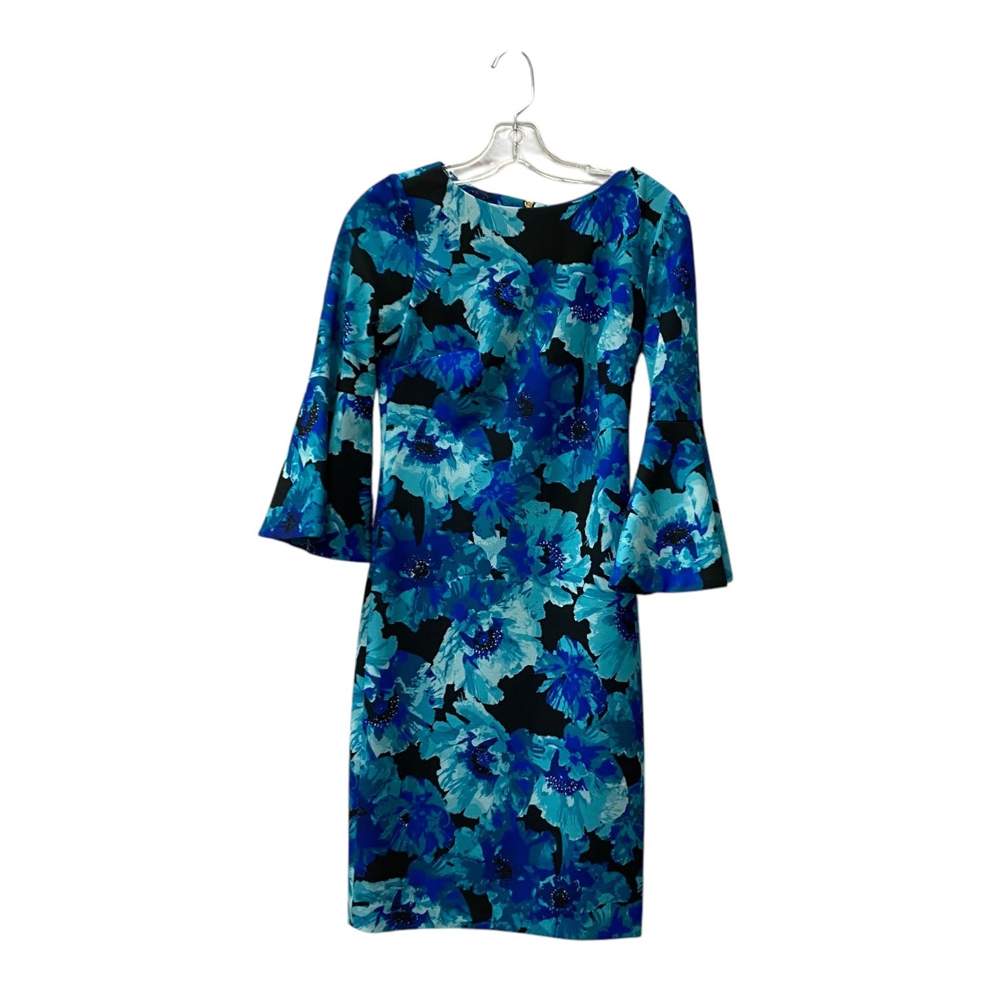 Dress Party Short By Calvin Klein In Blue, Size:Xs