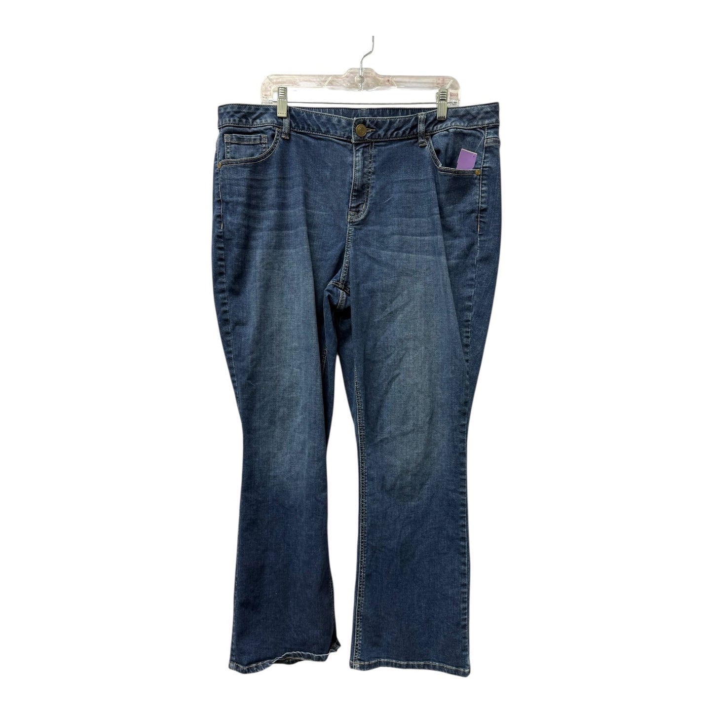 Jeans Boot Cut By Lane Bryant In Blue, Size:20