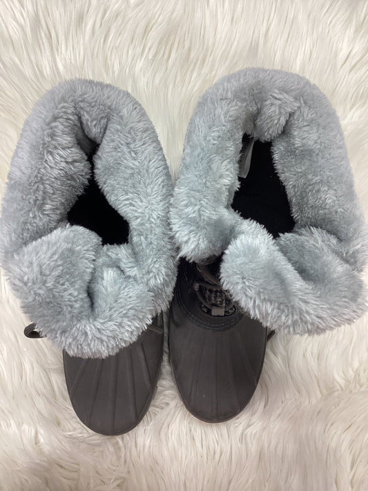 Boots Snow By Storm In Grey, Size:9