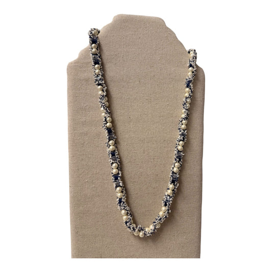 Necklace Other By Ann Taylor In Blue & White