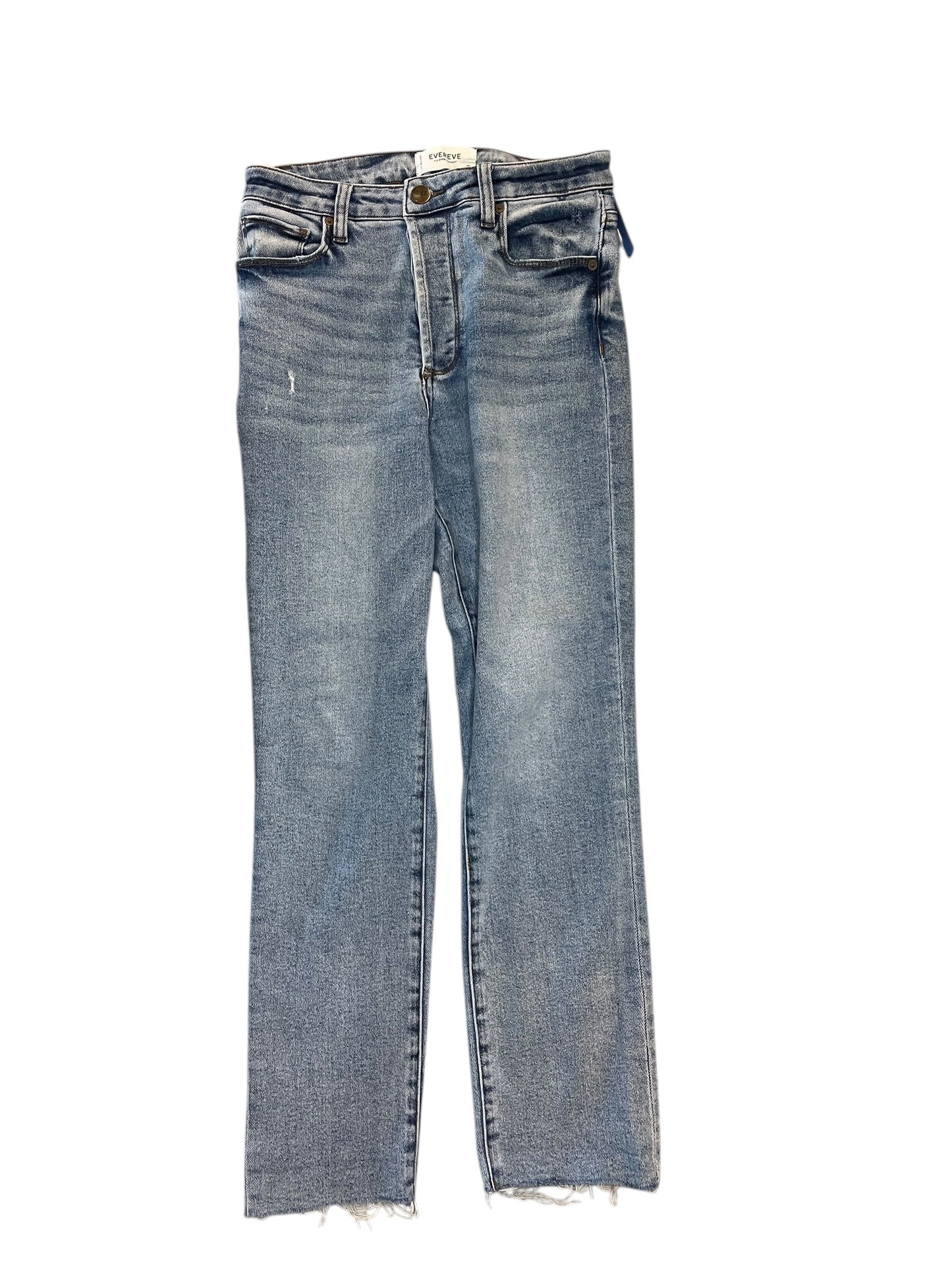 Jeans Straight By Evereve In Blue Denim, Size:2