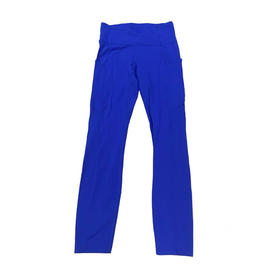 Athletic Leggings By Lululemon In Blue, Size:4