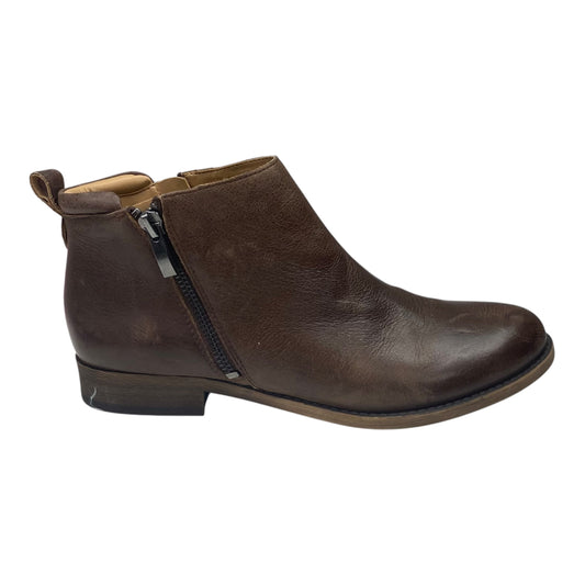 Boots Ankle Flats By Franco Sarto In Brown, Size:8