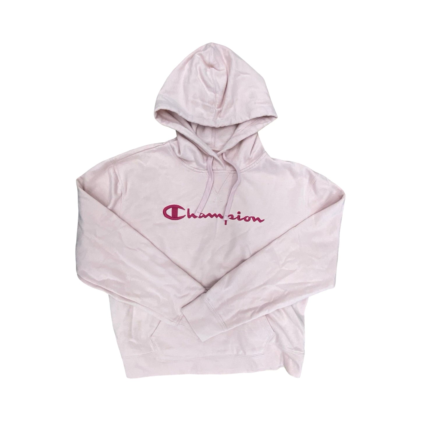 Athletic Sweatshirt Hoodie By Champion In Pink, Size:L
