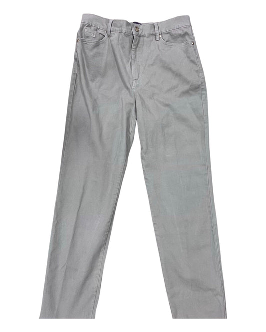Jeans Straight By Gloria Vanderbilt In Tan, Size:12L