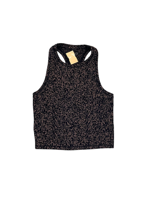 Athletic Tank Top By Athleta In Black & Brown, Size:S