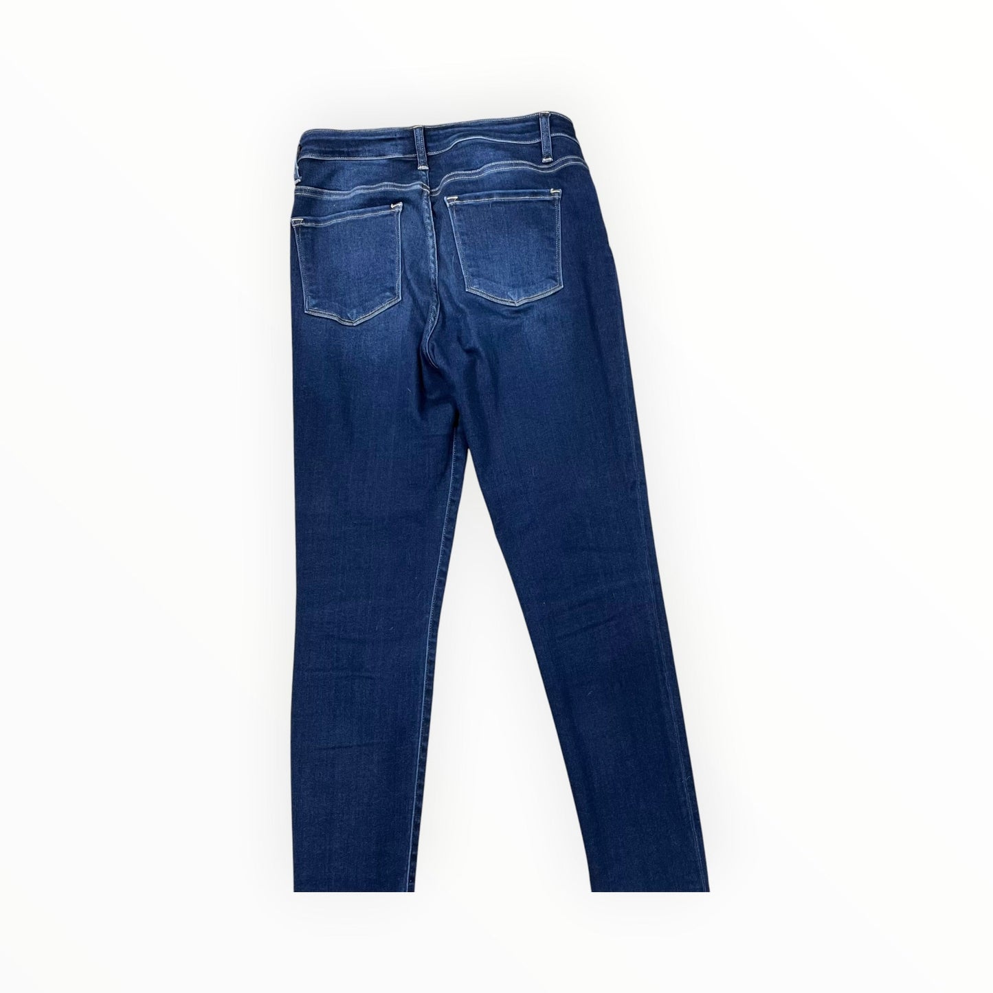 Jeans Skinny By Flying Monkey In Blue Denim, Size:12