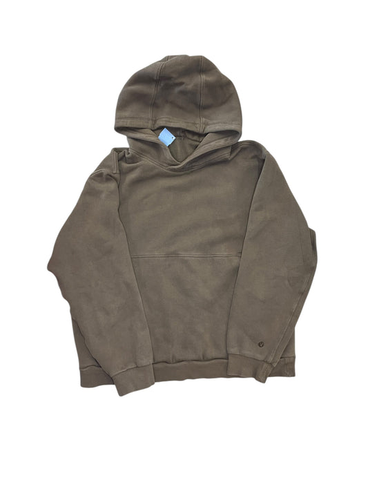 Sweatshirt Hoodie By Lululemon In Brown, Size:M