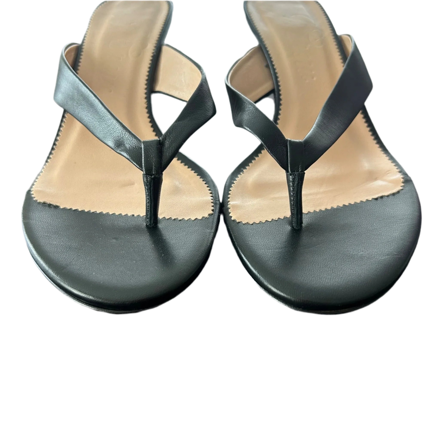 Sandals Heels Kitten By J. Crew In Black, Size: 9