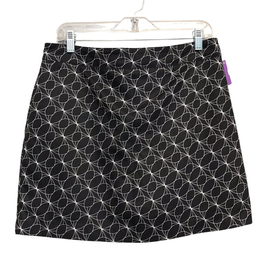Athletic Skort By Pebble Beach In Black & White, Size:M