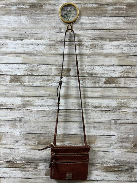 Crossbody Designer By Dooney And Bourke In Brown, Size:Small