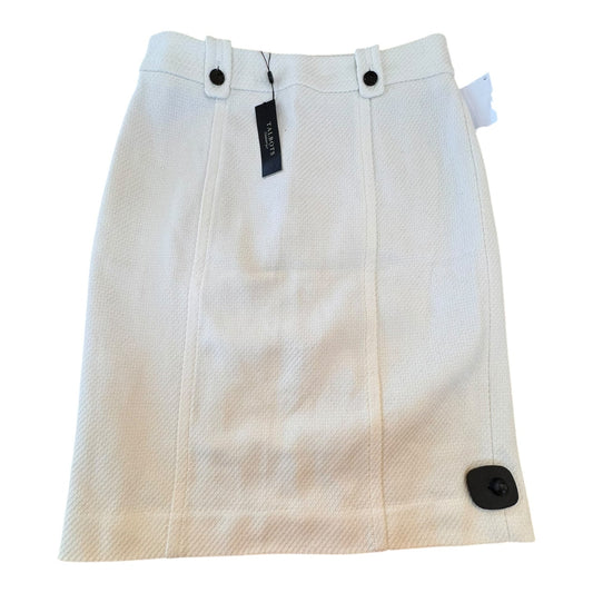 Skirt Midi By Talbots In Cream, Size:6