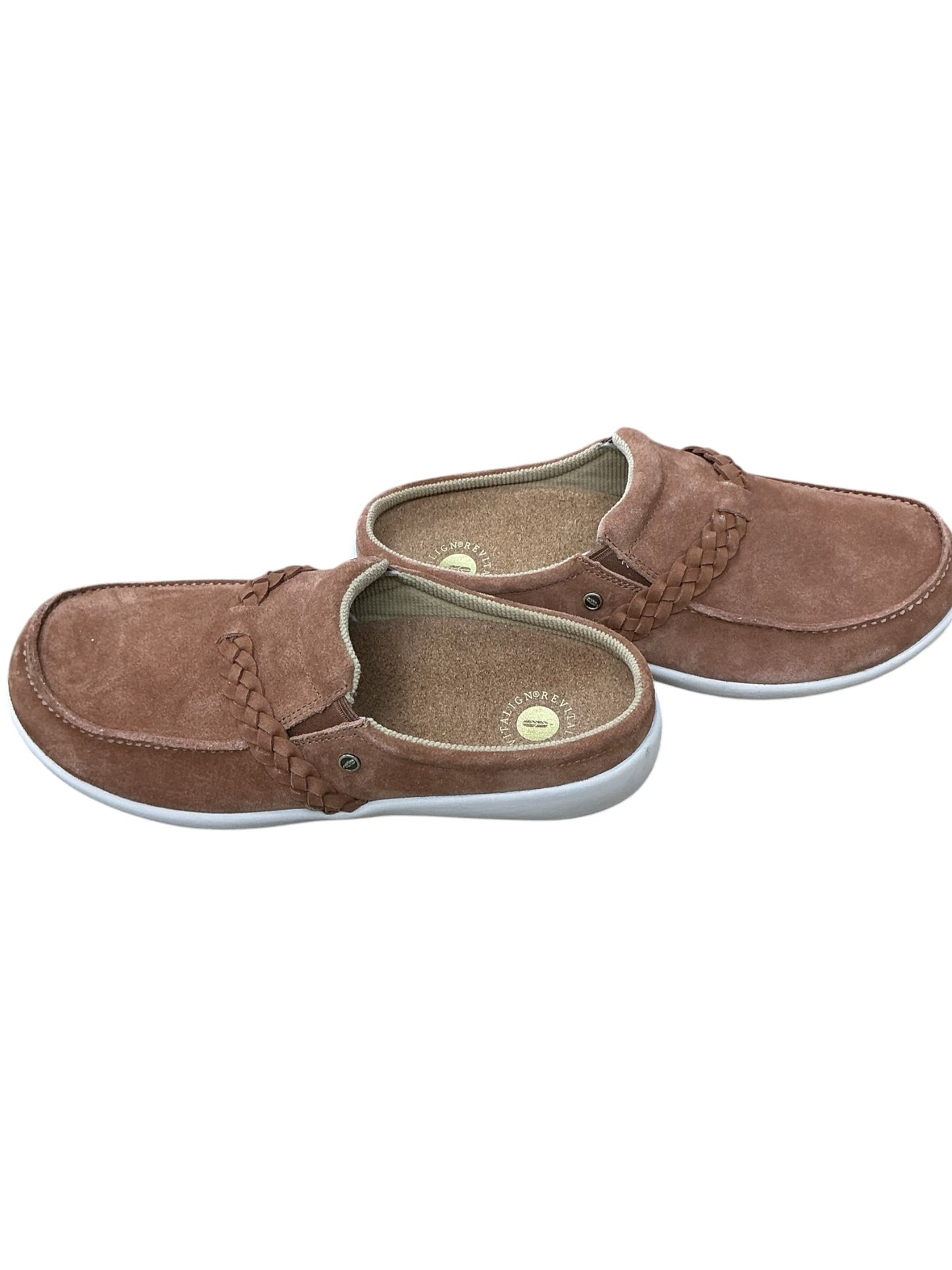 Shoes Flats By Clothes Mentor In Brown, Size:11