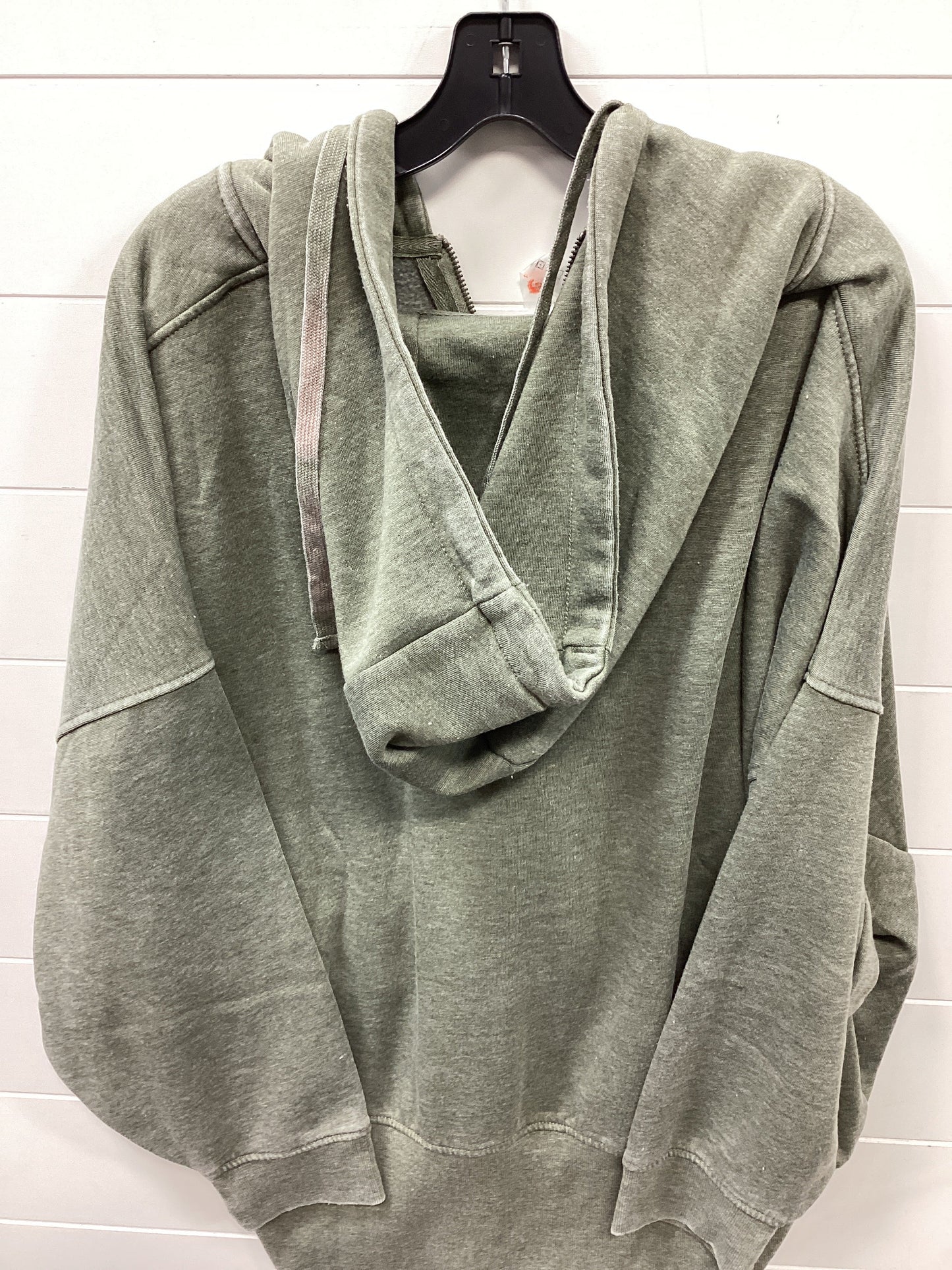 Athletic Jacket By Mono B In Green, Size:3X