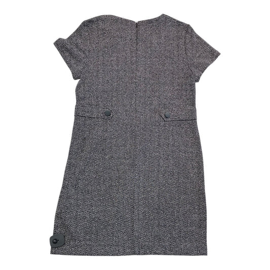 Dress Party Midi By Tahari In Black & Grey, Size:L