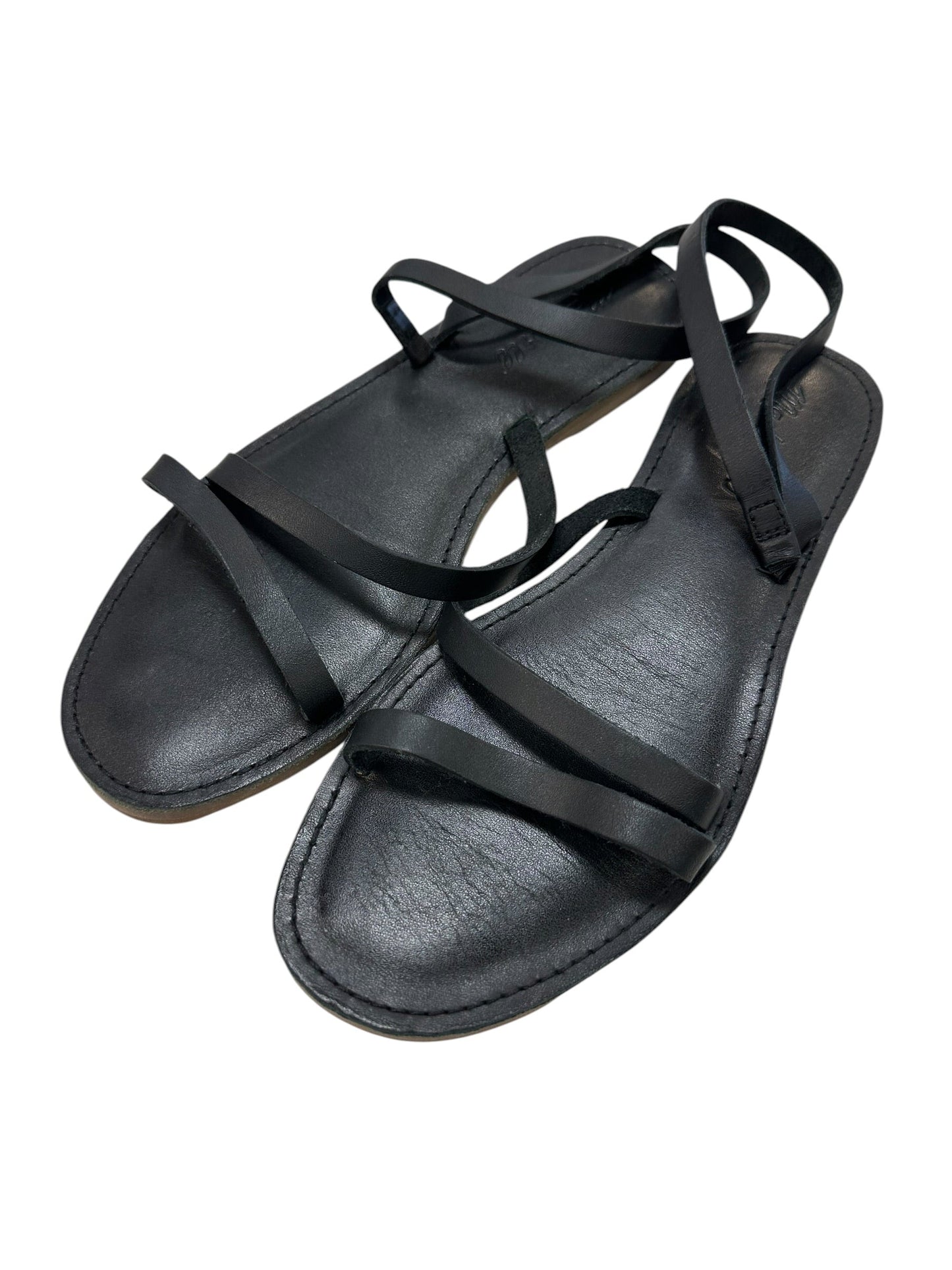 Sandals Flats By Madewell In Black, Size:7