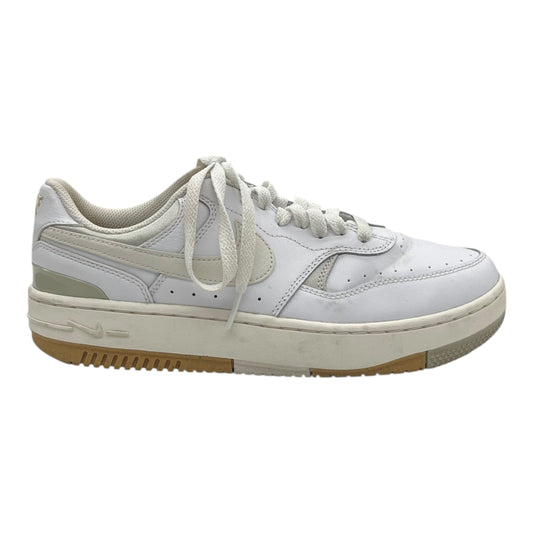 Shoes Sneakers By Nike In Tan & White, Size:8.5