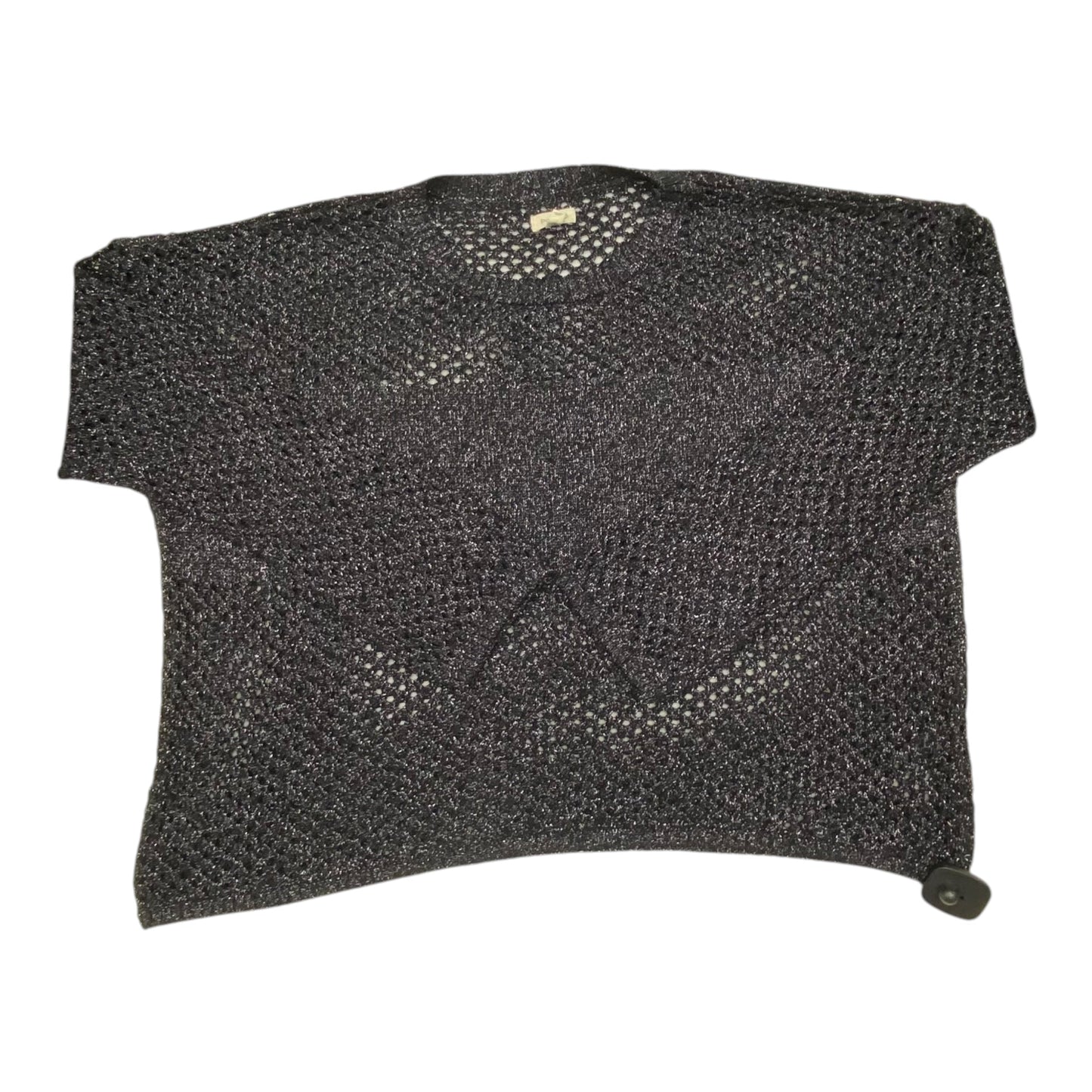 Sweater By Pilcro In Black & Silver, Size:Xl