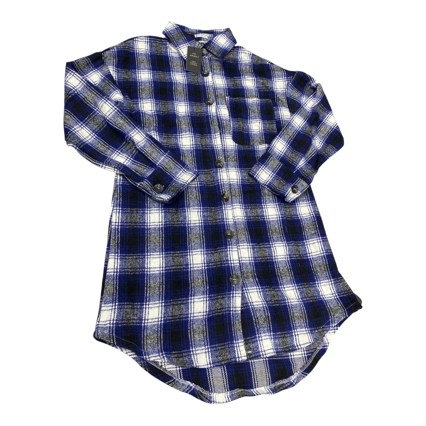 Top Ls By Cmc In Plaid Pattern, Size:S