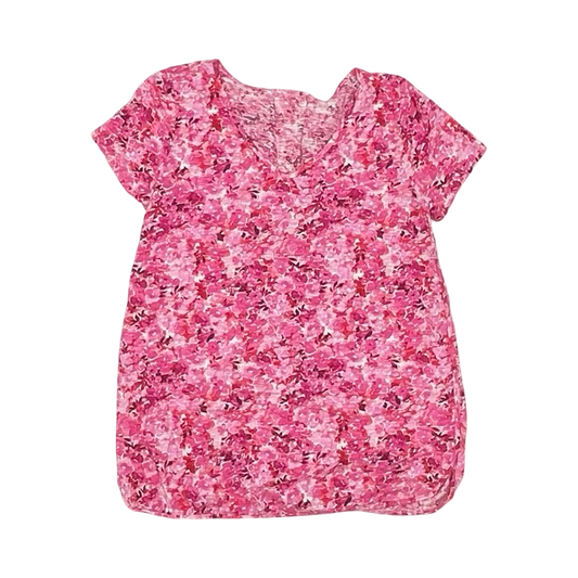 Top Ss By J. Jill In Floral Print, Size:S