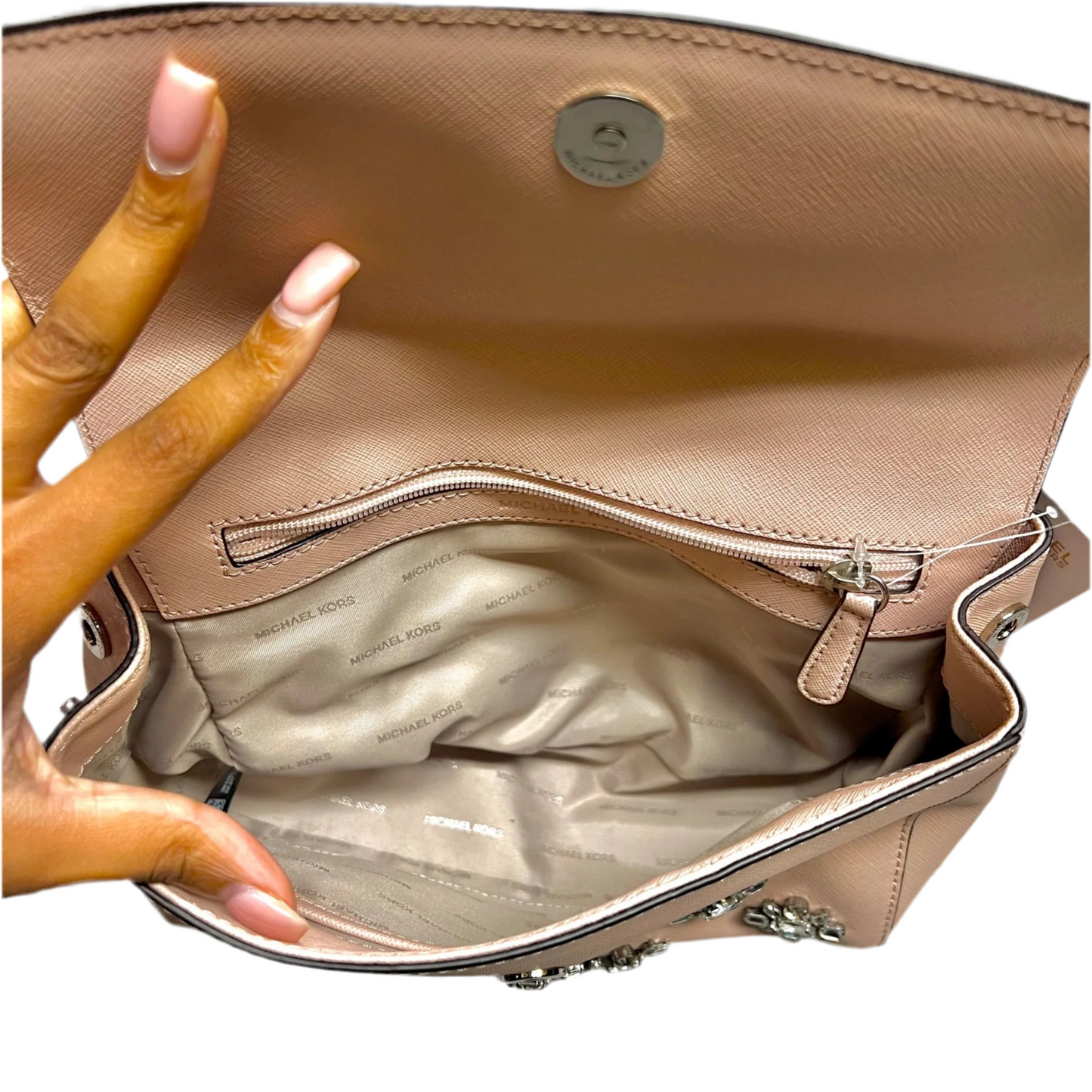 Handbag Designer By Michael Kors, Size: Medium