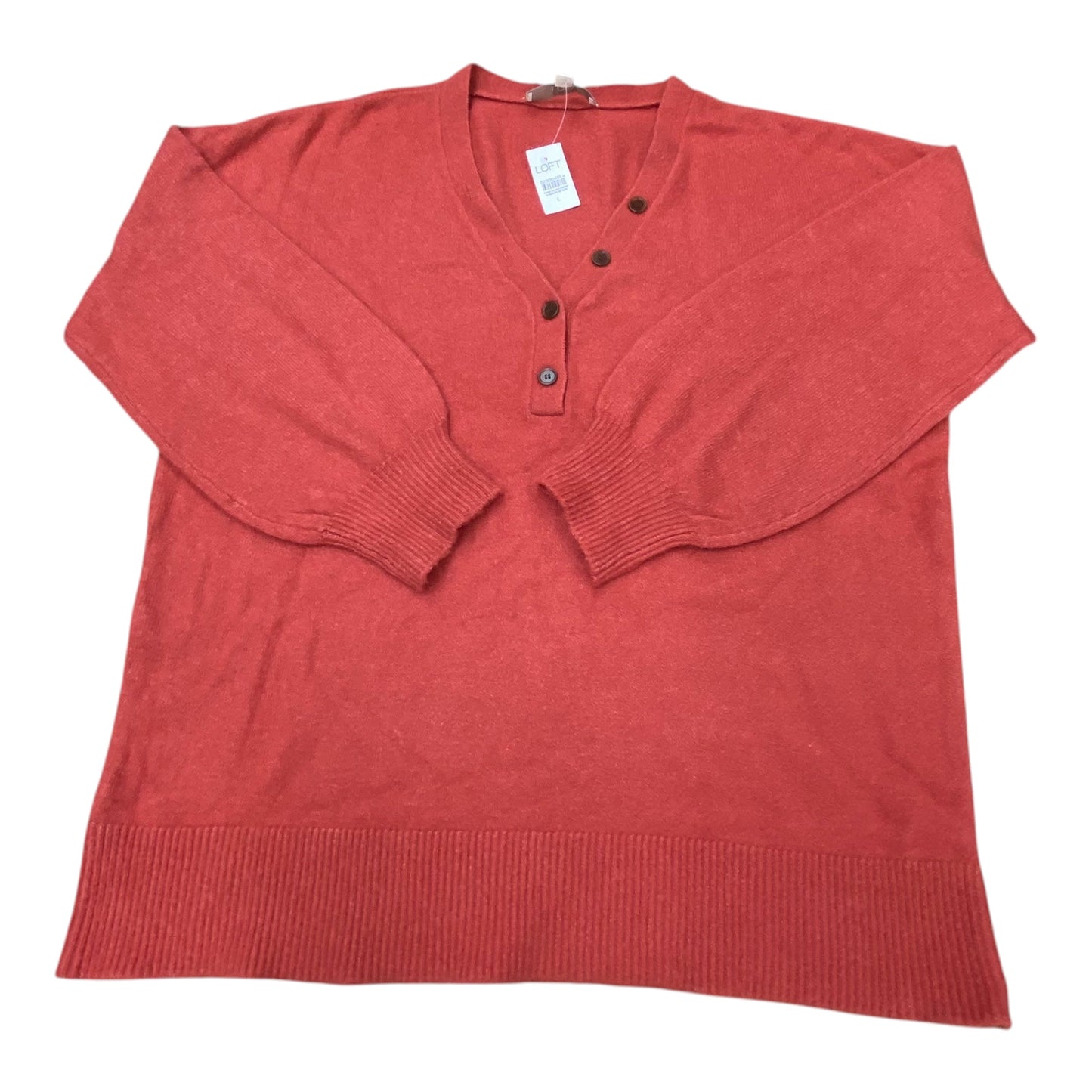 Sweater By Loft In Red, Size:L