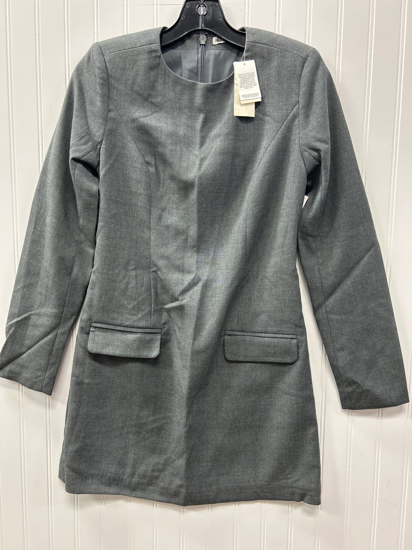 Dress Work By Abercrombie And Fitch In Grey, Size:Xs
