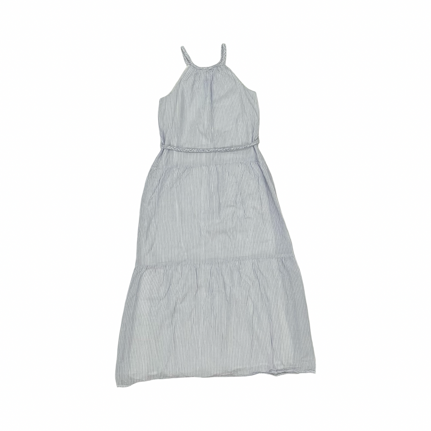 Dress Casual Midi By Japna In Blue & White, Size:Xs