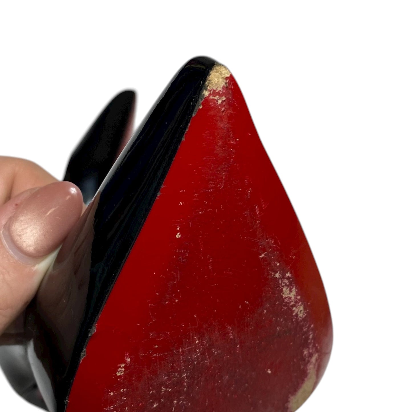 Shoes Luxury Designer By Christian Louboutin In Black, Size:8.5