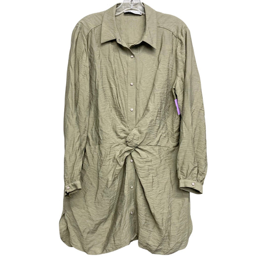 Dress Work By Zara In Green, Size:M
