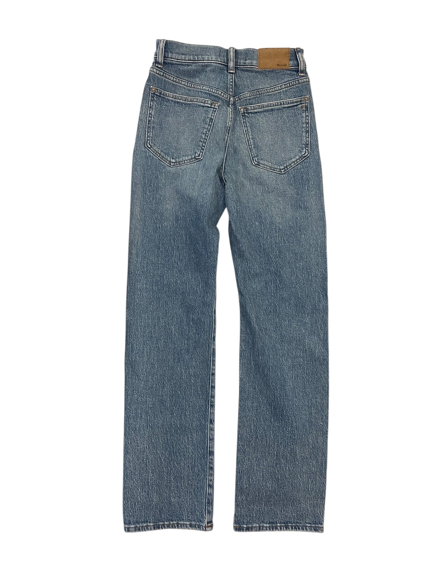 Jeans Straight By Madewell In Blue Denim, Size:0