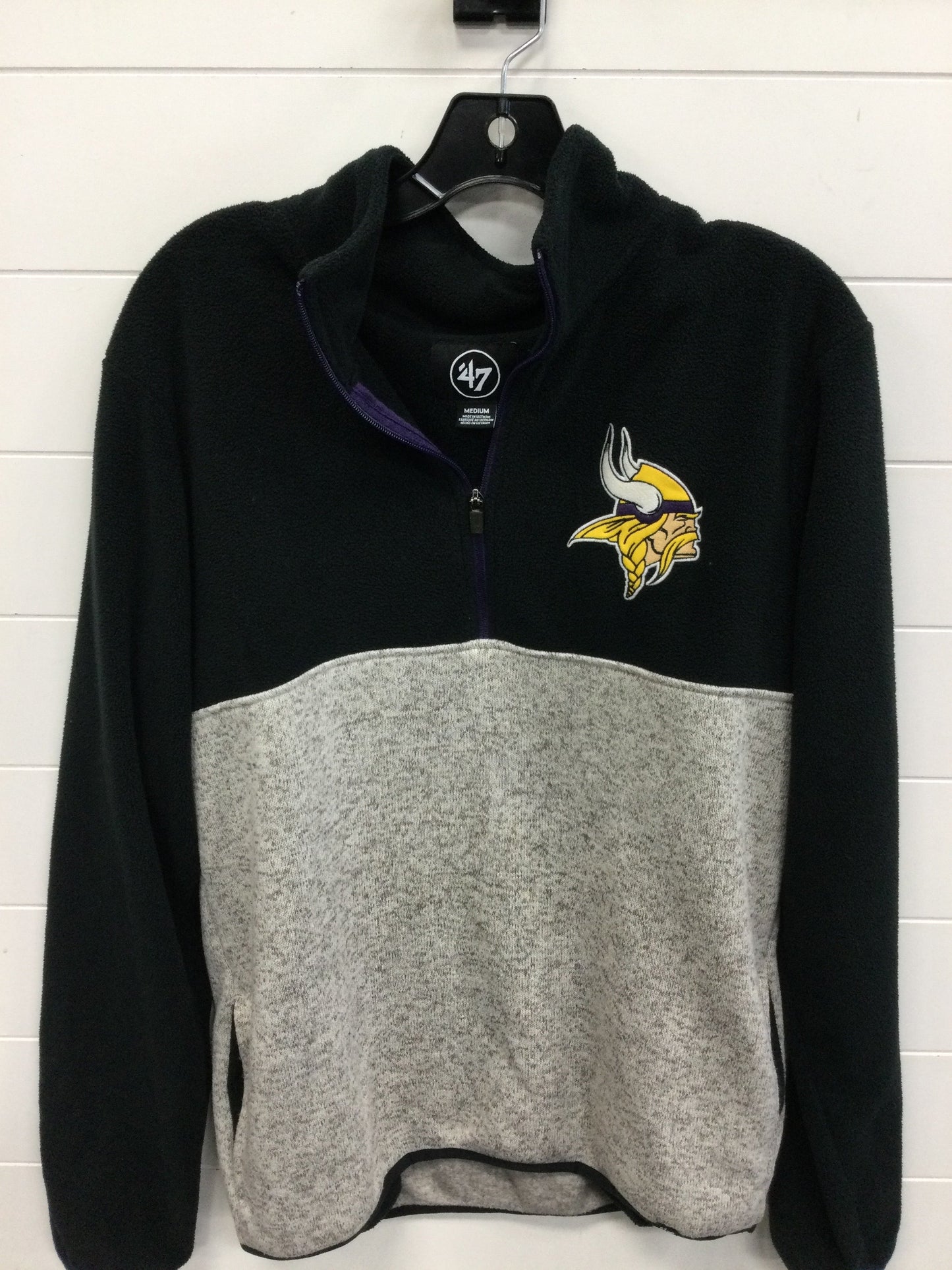 Athletic Sweatshirt Collar By Cmc In Grey, Size:M