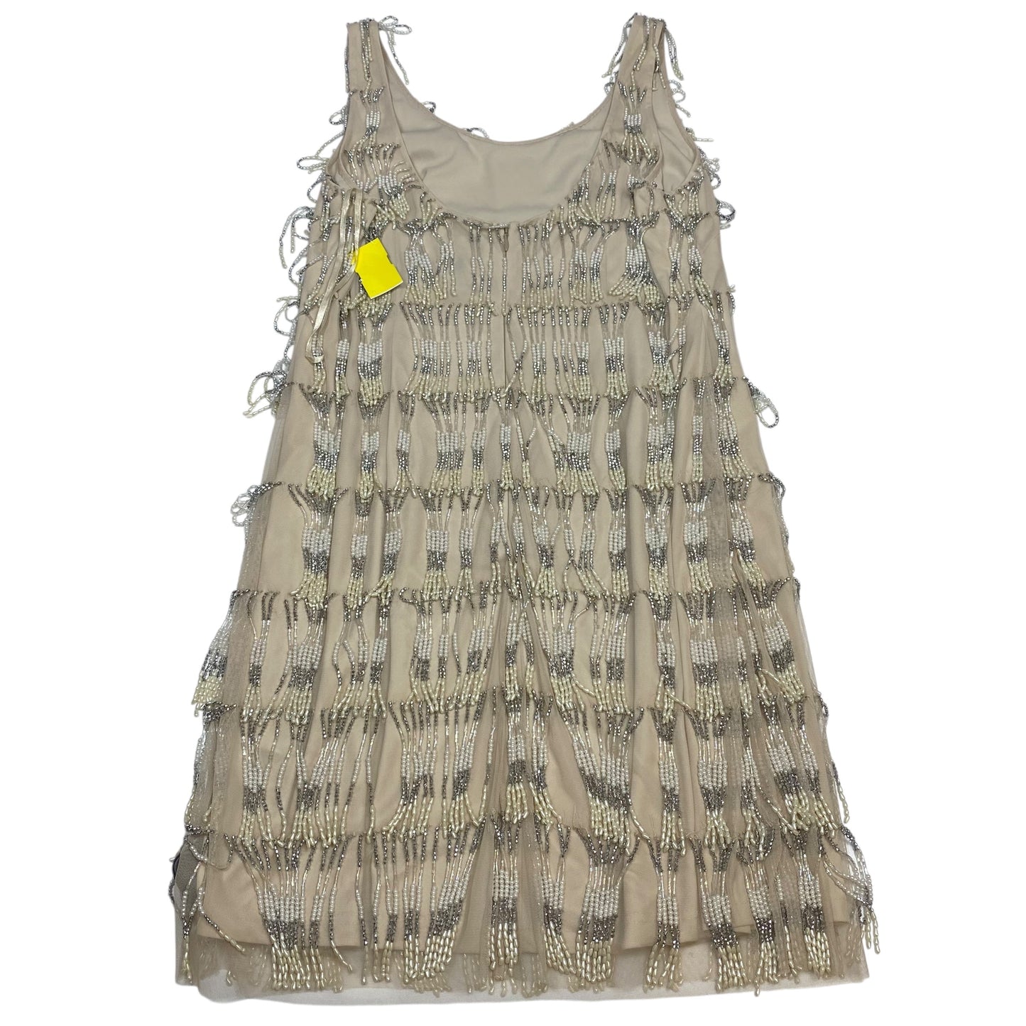 Dress Party Short By Adrianna Papell In Tan, Size:Xl
