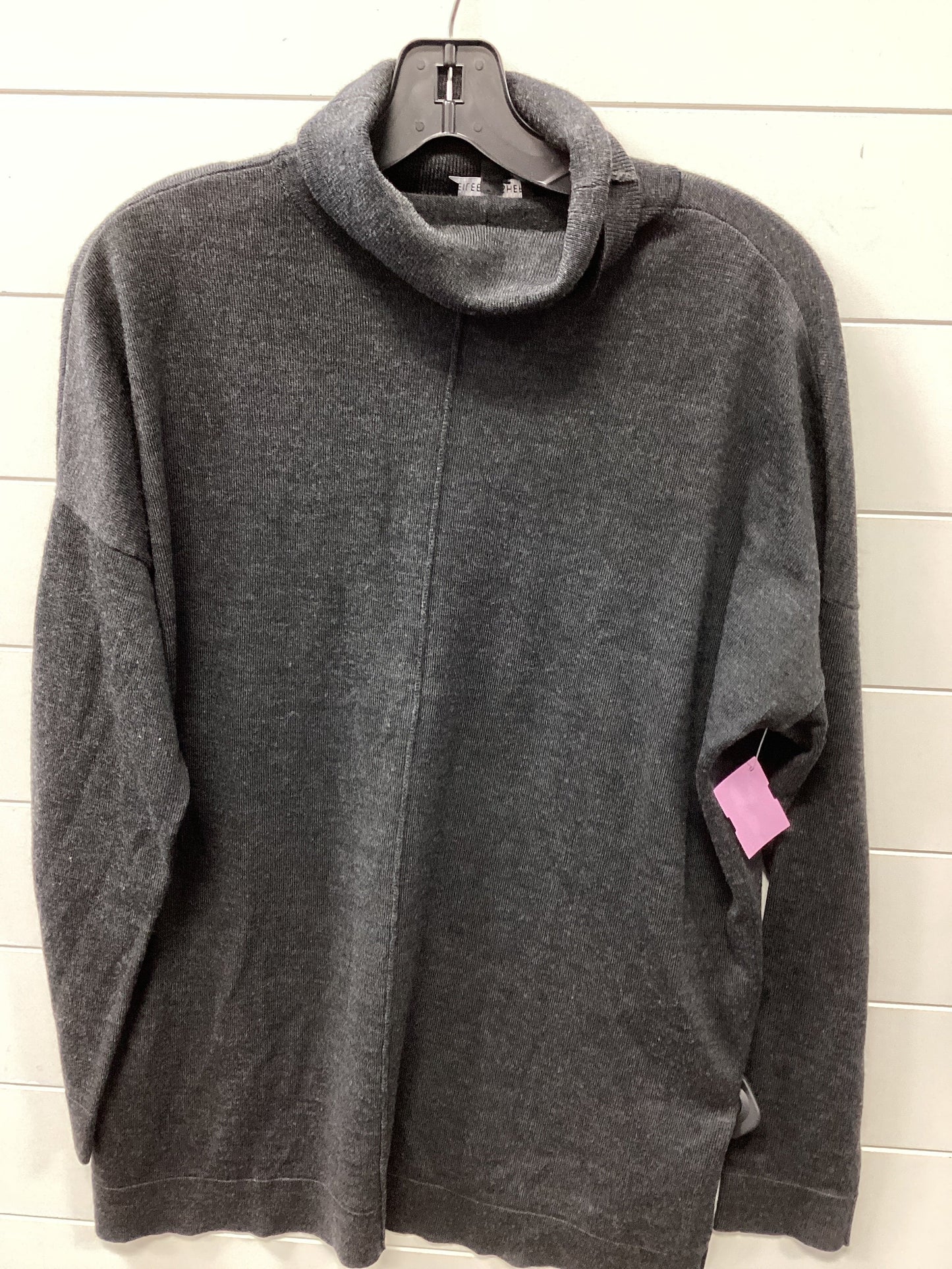 Top Ls By Eileen Fisher In Black, Size:Xs