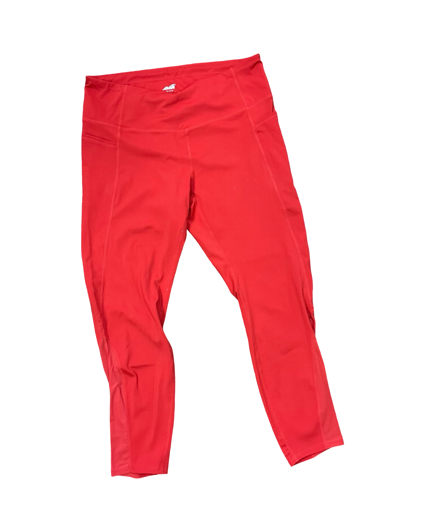 Athletic Leggings By Avia In Red, Size:Xl