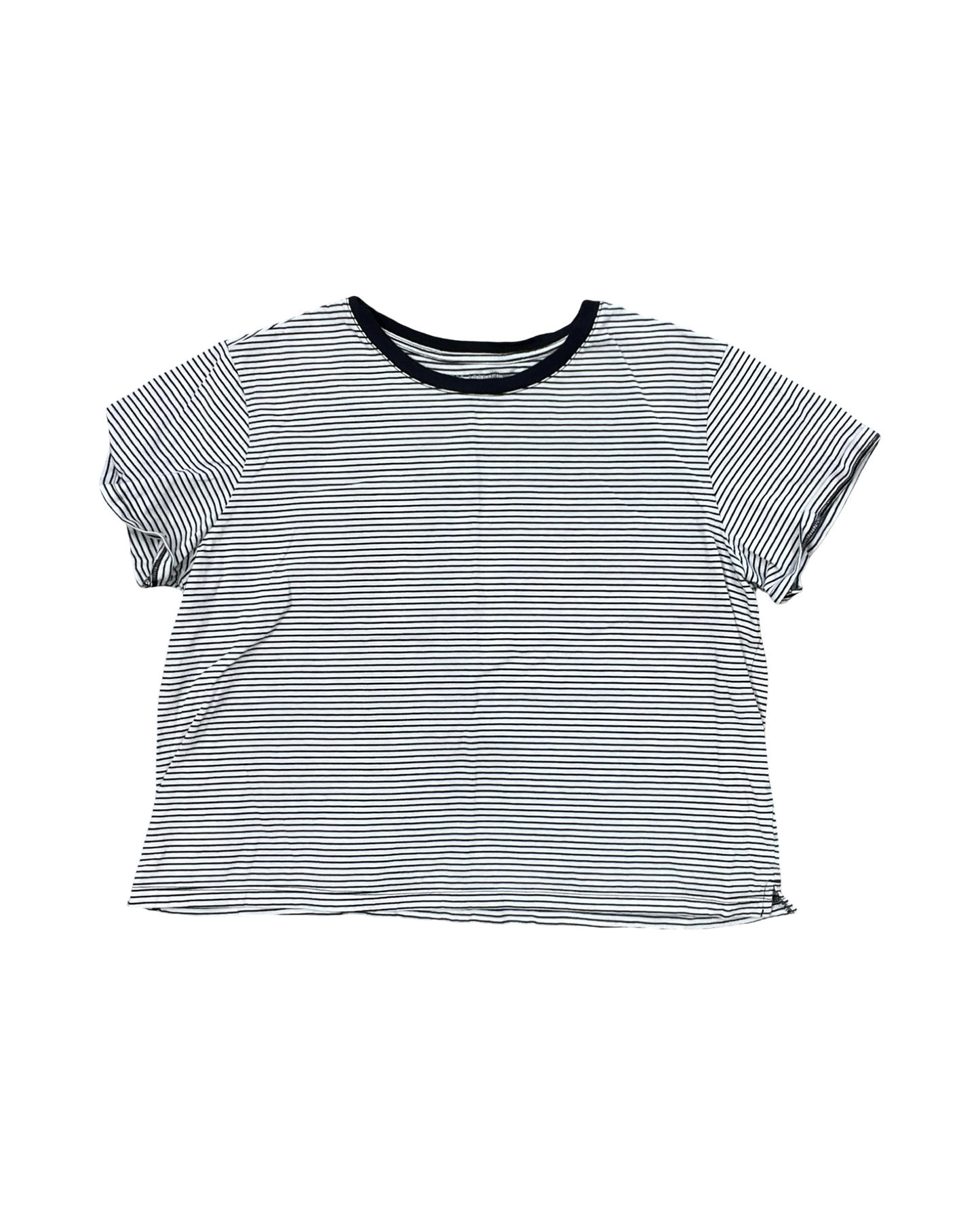 Top Ss By Free Assembly In Blue & White, Size:2X