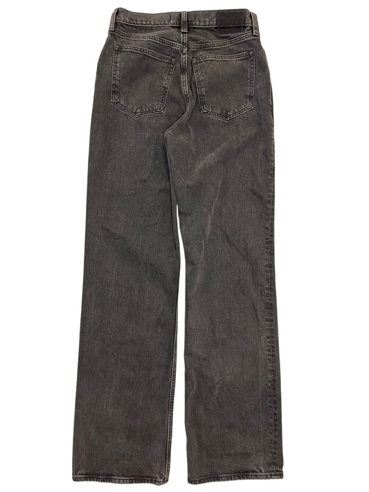Jeans Boyfriend By Abercrombie And Fitch In Black Denim, Size:6L