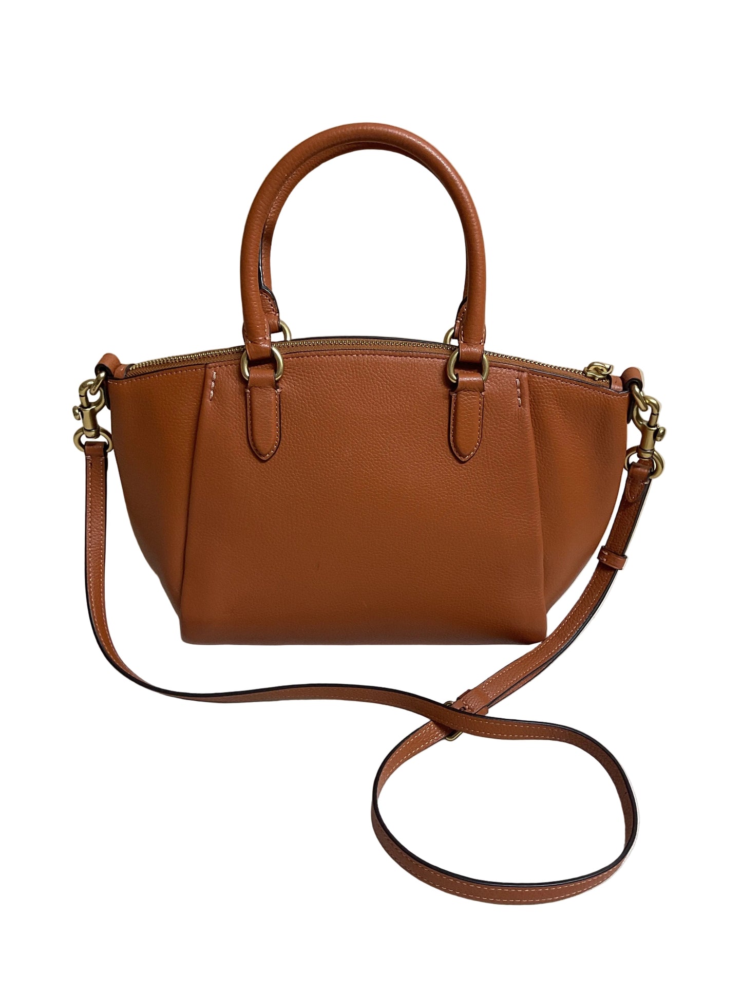 Handbag Designer By Coach In Brown, Size:Medium