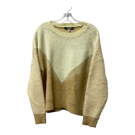 Sweater By Cme In Tan, Size:S