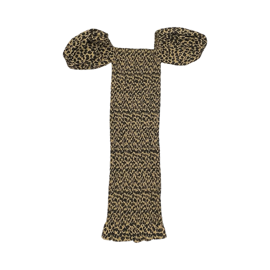 Dress Party Midi By Clothes Mentor In Leopard Print, Size:2